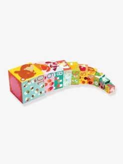 10 Cubes Forêt DJECO Vert - Djeco -Baby Dreams Soldes 10 cubes foret djeco 2
