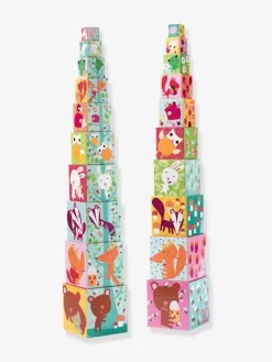 10 Cubes Forêt DJECO Vert - Djeco