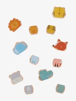 Animaux Magnétiques à Assembler En Bois FSC® Multicolore - Vertbaudet -Baby Dreams Soldes animaux magnetiques a assembler en bois fsc 3