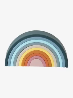 Arc-en-ciel à Empiler En Silicone Multicolor - Vertbaudet