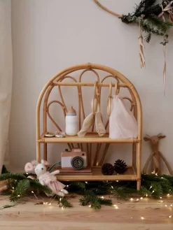 Armoire Poupon En Rotin Beige - Vertbaudet