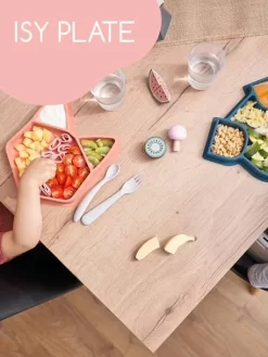 Assiette Repas BABYMOOV ISY Terracotta (renard) - Babymoov -Baby Dreams Soldes assiette repas babymoov isy 2