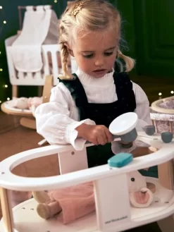 Baignoire Poupon Plexi/bois FSC® Blanc - Vertbaudet -Baby Dreams Soldes baignoire poupon plexibois fsc 3