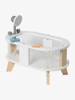 Baignoire Poupon Plexi/bois FSC® Blanc - Vertbaudet -Baby Dreams Soldes baignoire poupon plexibois fsc 4