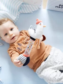 Bâton De Pluie LEON SUR LE PONTON Multicolore - Vertbaudet -Baby Dreams Soldes baton de pluie leon sur le ponton 2