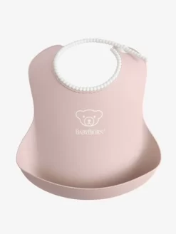 Bavoir Avec Récupérateur BABYBJORN Rose Pastel - Baby Bjorn -Baby Dreams Soldes bavoir avec recuperateur babybjorn 3