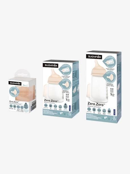 Biberon Anti-colique Zéro Zéro® SUAVINEX - 270 Ml - Débit Moyen (M) Peau - Suavinex 4 Biberon Anti-colique Zéro Zéro® SUAVINEX - 270 Ml - Débit Moyen (M) Peau - Suavinex – Image 4