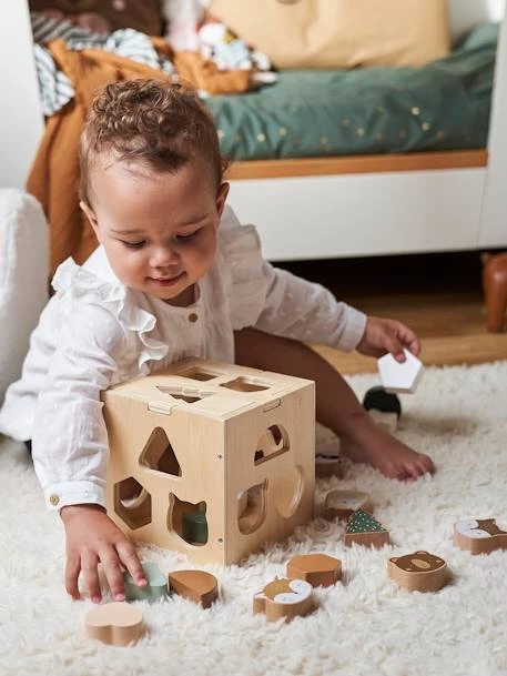 Baby Dreams Soldes -Baby Dreams Soldes boite des animaux a encastrer green forest en bois fsc