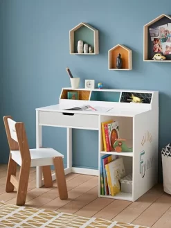 Bureau Maternelle LIGNE FUNNY Bleu - Vertbaudet