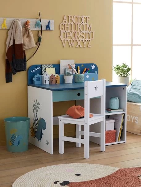 Bureau Maternelle ROAAR Blanc Moyen Uni Avec Decor - Vertbaudet 1 Bureau Maternelle ROAAR Blanc Moyen Uni Avec Decor - Vertbaudet