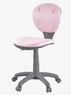 Chaise De Bureau Enfant à Roulettes Rose - Vertbaudet