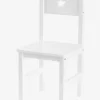 Chaise Maternelle, Assise H. 30 Cm LIGNE SIRIUS Blanc - Vertbaudet