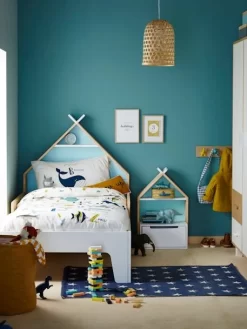 Chevet Enfant Fond Réversible Bleu Ou Rose LIGNE TIPILI Blanc - Vertbaudet -Baby Dreams Soldes chevet enfant fond reversible bleu ou rose ligne tipili 3