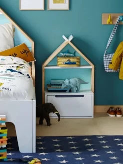 Chevet Enfant Fond Réversible Bleu Ou Rose LIGNE TIPILI Blanc - Vertbaudet -Baby Dreams Soldes chevet enfant fond reversible bleu ou rose ligne tipili 5