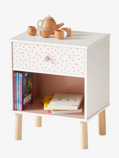 Chevet Enfant LIGNE LÉA Blanc - Vertbaudet 1 Chevet Enfant LIGNE LÉA Blanc - Vertbaudet