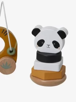 Coffret 3 Jeux D'éveil TANZANIE En Bois FSC® Orange - Vertbaudet -Baby Dreams Soldes coffret 3 jeux deveil tanzanie en bois fsc 5