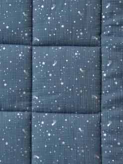 Couverture Bébé En Gaze De Coton Bio* COMÈTES Parme - Vertbaudet -Baby Dreams Soldes couverture bebe en gaze de coton bio cometes 4