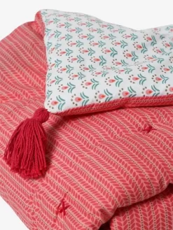 Couvre-lit EDEN INDIA Rose / Multicolore - Vertbaudet -Baby Dreams Soldes couvre lit eden india 3