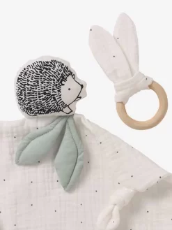 Doudou Carré En Coton Bio* Et Polyester + Hochet Rond LOVELY NATURE Blanc Moyen Uni Avec Decor - Vertbaudet 5 Doudou Carré En Coton Bio* Et Polyester + Hochet Rond LOVELY NATURE Blanc Moyen Uni Avec Decor - Vertbaudet -Baby Dreams Soldes doudou carre en coton bio et polyester hochet rond lovely nature 2
