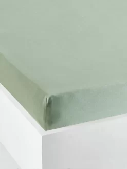 Drap Housse Bébé AMAZONIE Tilleul Foncé - Vertbaudet