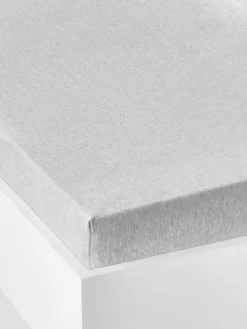 Drap-housse Bébé PETIT MOUTON Gris Chiné - Vertbaudet