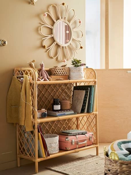 Etagère Bibliothèque Rotin 3 Niveaux Eden Naturel - Vertbaudet 4 Etagère Bibliothèque Rotin 3 Niveaux Eden Naturel - Vertbaudet – Image 4