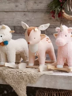 Faon à Bascule En Bois FSC® Multicolore - Vertbaudet -Baby Dreams Soldes faon a bascule en bois fsc 3