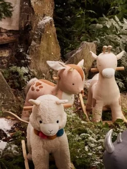 Faon à Bascule En Bois FSC® Multicolore - Vertbaudet -Baby Dreams Soldes faon a bascule en bois fsc 4