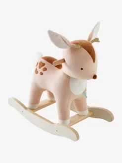 Faon à Bascule En Bois FSC® Multicolore - Vertbaudet -Baby Dreams Soldes faon a bascule en bois fsc 5
