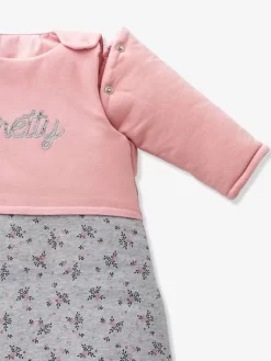 Gigoteuse Manches Amovibles PRETTY BABY Rose / Multicolore - Vertbaudet -Baby Dreams Soldes gigoteuse manches amovibles pretty baby 2