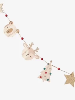 Guirlande De Noël En Bois Bois - Vertbaudet -Baby Dreams Soldes guirlande de noel en bois 5