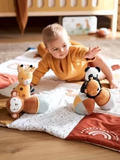 Jeu De Quilles En Tissu TANZANIE Multicolore - Vertbaudet -Baby Dreams Soldes jeu de quilles en tissu tanzanie 3