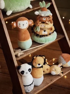 Jeu De Quilles En Tissu TANZANIE Multicolore - Vertbaudet -Baby Dreams Soldes jeu de quilles en tissu tanzanie 4