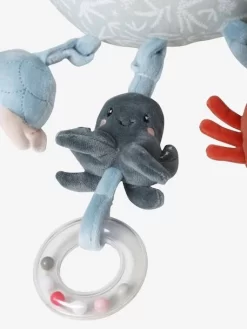 Jouet D'éveil Avec Pince SOUS L'OCÉAN Gris - Vertbaudet -Baby Dreams Soldes jouet deveil avec pince sous locean 3
