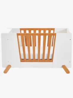 Lit Bébé Avec Barrière Amovible + Rangement Bibliothèque LIGNE PIROUETTE Blanc - Vertbaudet -Baby Dreams Soldes lit bebe avec barriere amovible rangement bibliotheque ligne pirouette 4