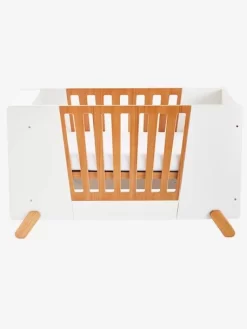 Lit Bébé Avec Barrière Amovible + Rangement Bibliothèque LIGNE PIROUETTE Blanc - Vertbaudet -Baby Dreams Soldes lit bebe avec barriere amovible rangement bibliotheque ligne pirouette 5