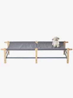 Lit De Camp Enfant Baroudeur Gris - Vertbaudet -Baby Dreams Soldes lit de camp enfant baroudeur 3