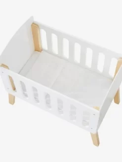 Lit Poupon Sur Pieds En Bois FSC® Blanc - Vertbaudet -Baby Dreams Soldes lit poupon sur pieds en bois fsc 2
