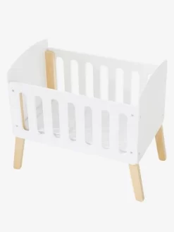 Lit Poupon Sur Pieds En Bois FSC® Blanc - Vertbaudet -Baby Dreams Soldes lit poupon sur pieds en bois fsc 4