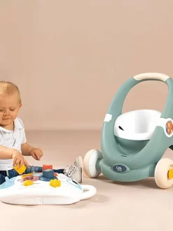 Little Smoby Trotty 3 En 1 - SMOBY Vert - Smoby -Baby Dreams Soldes little smoby trotty 3 en 1 smoby 5