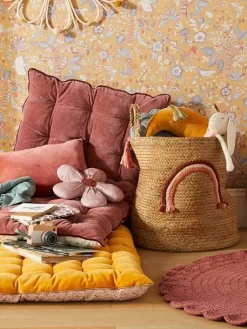 Matelas De Sol Bi-matière GRENIER Rose - Vertbaudet -Baby Dreams Soldes matelas de sol bi matiere grenier 4