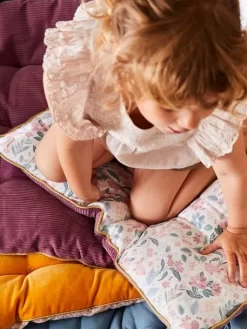 Matelas De Sol Bi-matière VICTORIA Prune - Vertbaudet -Baby Dreams Soldes matelas de sol bi matiere victoria 3