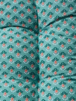 Matelas De Sol Velours Eden India Vert / Rose - Vertbaudet -Baby Dreams Soldes matelas de sol velours eden india 2