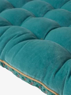 Matelas De Sol Velours Eden India Vert / Rose - Vertbaudet -Baby Dreams Soldes matelas de sol velours eden india 4