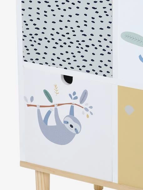 Meuble 6 Bacs Jungle Blanc - Vertbaudet 5 Meuble 6 Bacs Jungle Blanc - Vertbaudet – Image 5