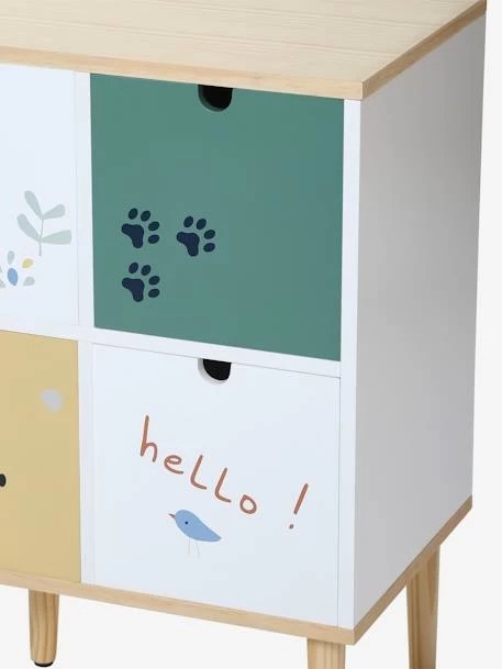 Meuble 6 Bacs Jungle Blanc - Vertbaudet 6 Meuble 6 Bacs Jungle Blanc - Vertbaudet – Image 6