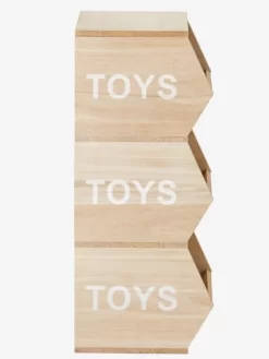 Meuble Vertical 3 Bacs Toys Bois - Vertbaudet -Baby Dreams Soldes meuble vertical 3 bacs toys 2