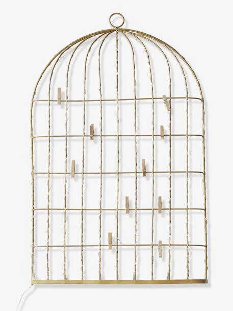 Pêle-mêle Lumineux Cage à Oiseaux Doré - Vertbaudet 2 Pêle-mêle Lumineux Cage à Oiseaux Doré - Vertbaudet – Image 2