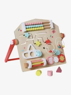 Planche D'activités Verticale En Bois FSC® Multicolore - Vertbaudet -Baby Dreams Soldes planche dactivites verticale en bois fsc 2