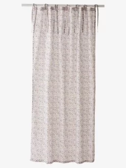 Rideau Voilage PLACE DU LILAS écru / Multicolore - Vertbaudet -Baby Dreams Soldes rideau voilage place du lilas 2